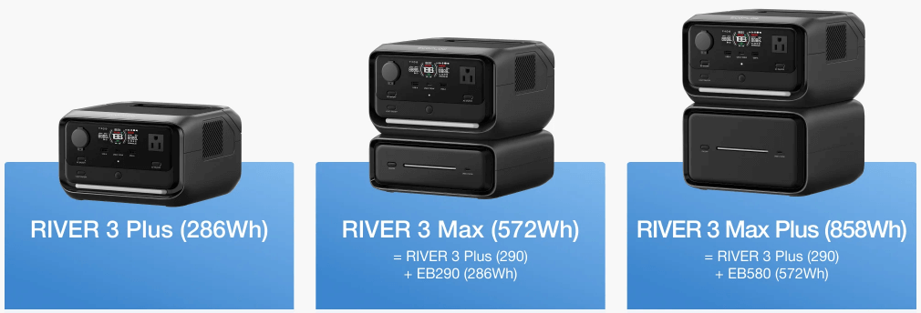 RIVER3比較