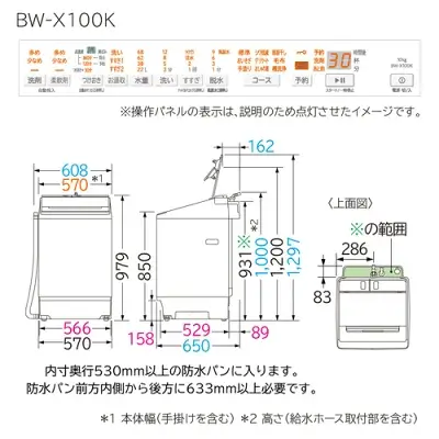新型BW-X100Kの特長