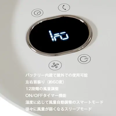 エアドッグサーキュレーター扇風機の特長