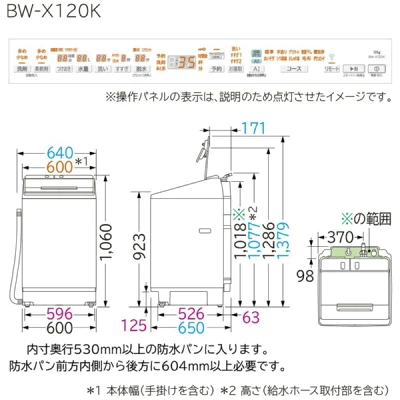 BW-X120Kの特長