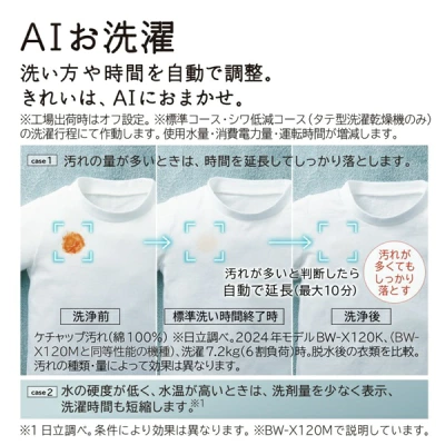 BW-X120Mの特長