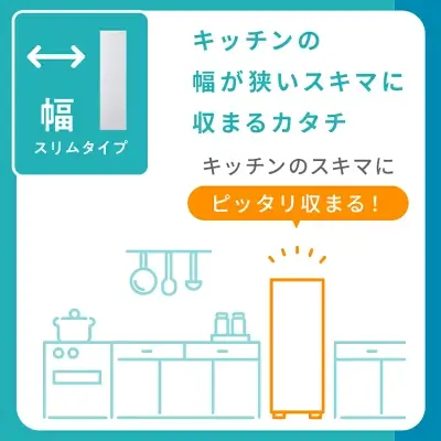 アイリスオーヤマのスキマックスの特長