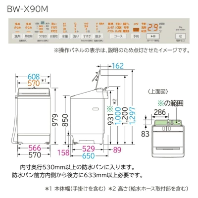 新型BW-X90Mの特長