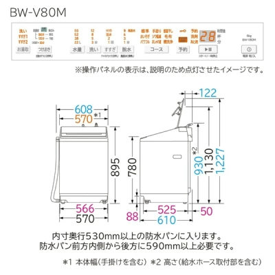 BW-V80Mの特長