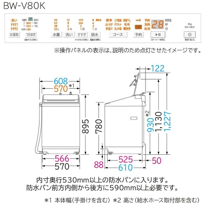 BW-V80Kの特長
