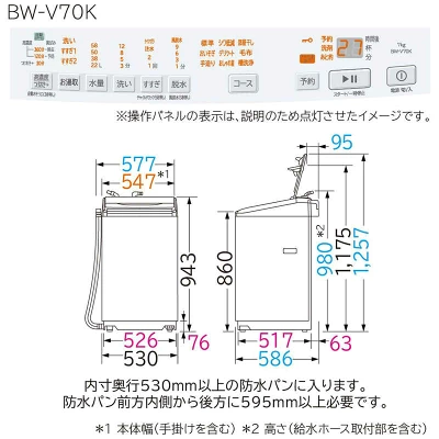 BW-V70Kの特長