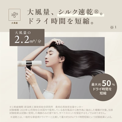 絹女 ヘアドライヤーの特長