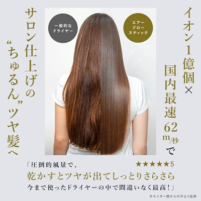 Noend エアーブロースティックドライヤーの特長