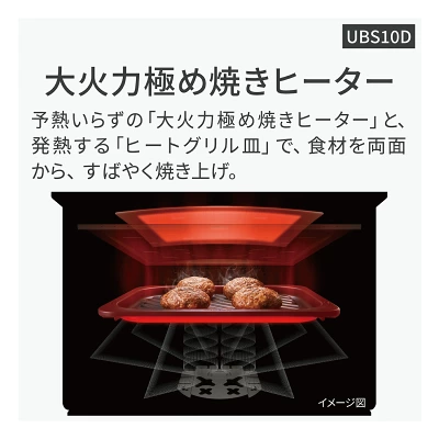 パナソニックオーブンレンジの大火力ヒーター