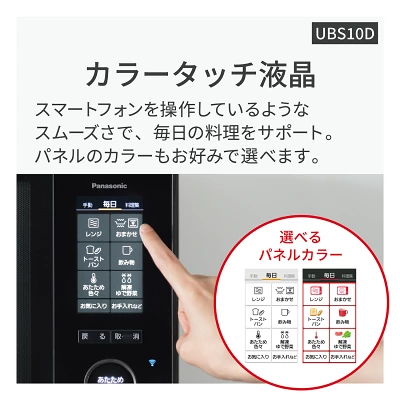 パナソニックのカラータッチパネル