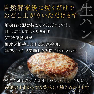 別海牛 濃熟 生ハンバーグ（北海道別海町）
