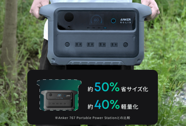 サイズ・重さ（C1000のほうが小さくて軽い）